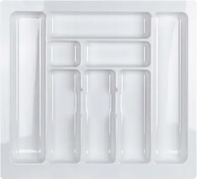 Evőeszköztartó betét Standard fiókrendező 60cm Fehér 53x49