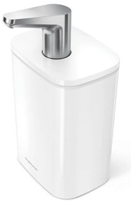 Fehér acél szappanadagoló 473 ml Pulse – simplehuman