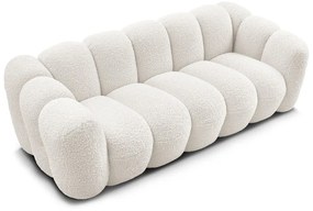 Fehér buklé kanapé 232 cm Hippolyte – Bobochic Paris