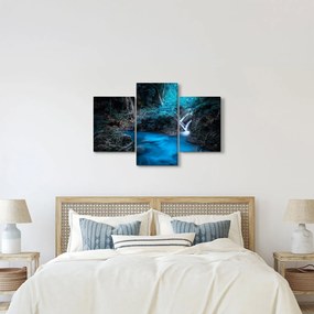 Kép - Varázslatos éjszaka egy trópusi erdőben (90x60 cm)