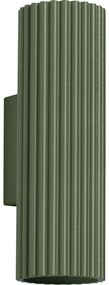 Sollux SL.1657 - Fali lámpa KARBON 2xGU10/10W/230V zöld