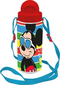 Disney Mickey Sun műanyag szívószálas kulacs akasztóval 500 ml