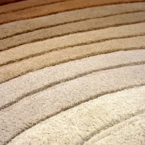 Téglavörös gyapjú szőnyeg 200x290 cm Puddle Ombre Wool – Flair Rugs