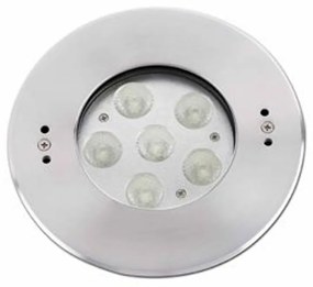 FARO EDEL kültéri beépíthető lámpa, szürke, 4000K természetes fehér, beépített LED, 18W, IP68, 70455