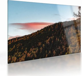 Kép a domb fölött (üvegen) (70x50 cm)