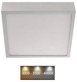 EMOS LED Mennyezeti lámpa LED/21W/230V 3000/3500/4000K 22,5x22,5 cm fehér EMS963