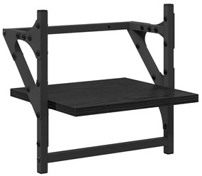 vidaXL Fali polc készlet 6 pcs Fekete tölgy 100 x 25 x 30 cm Faanyag
