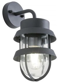 Redo Redo 9498 - Kültéri fali lámpa CLAUT 1xE27/42W/230V IP44 antracit UN1557