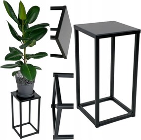 Fém Virágágyás 40cm Loft Virágtartó Állvány Növények Stabil Erős