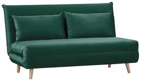 Spike II Velvet kétszemélyes kanapéágy Zöld - Bársony