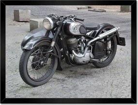 Poszterek keretben 40x30 Klasszikus motorkerékpár Motor