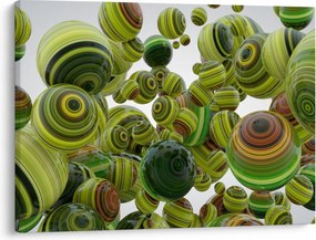 Csíkos gömbök képe (70x50 cm)