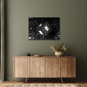 Absztrakt kockák képe (70x50 cm)