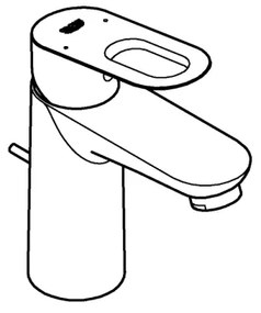 GROHE 32814000 - BAULOOP mosdócsaptelep, fényes króm