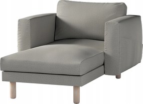 Dekoria Norsborg sezlon huzat Ikea karfával, szürke