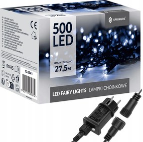 Karácsonyfa Lámpa 500LED 27,5m Kültéri Beltéri Kék Karácsonyi