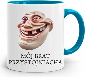 Kék Bögre A Jóképű Testvérem fényképes nyomattal