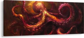 Kép - Polip, olajfestmény (120x50 cm)