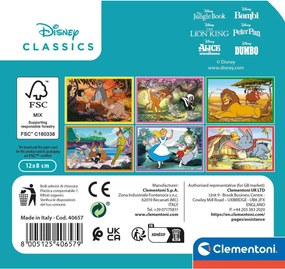Disney Classics Loveable Stories mesekocka 6 db-os Clementoni