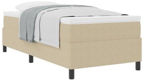 Box Spring Ágy Mattal Világos Zöld Szürke 80x200 cm Bársonyos anyag