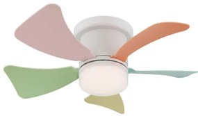 Globo 03609B - LED dimmelhető mennyezeti ventilátor HINES 10W/230V 3000-6500K + távirányító