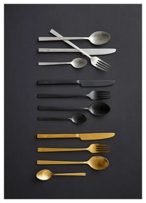 Sárgaréz színű acél evőeszköz készlet 16 db-os Brass – Bitz