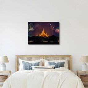 Ázsiai tűzijáték képe (70x50 cm)