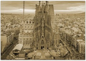 Poszterek 100x70 Napsütéses nap Barcelona