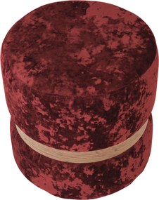 Ring puff - tölgy gyűrű - E42 - bordó bársony R