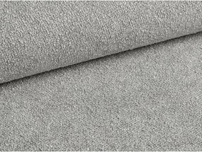 Szürke kárpitozott ágyneműtartós franciaágy ágyráccsal 200x200 cm Eric – Micadoni