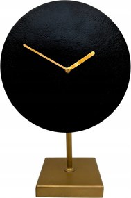 Design Asztali óra Kerek Fekete-Arany Glamour Loft Modern