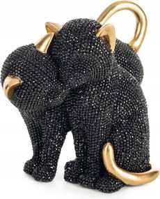 Dekorációs figura Eldo Eurofirany fekete arany ölelgethető macska pár