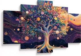 Kép – Lila fa tele energiával (150x105 cm)