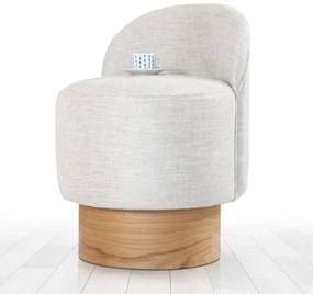 Barren Puf Light Grey zsámoly
