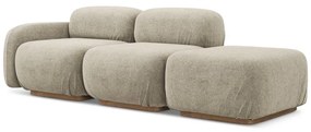 Bézs buklé moduláris heverő (jobb oldali) Ailani – Makamii