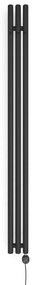 Oltens Stang (e) elektromos fűtés 180x15 cm fekete 55111300