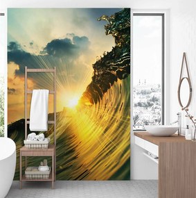Gario Fotótapéta A hullámokon áttöro nap Anyag: Vlies, Méret: 150 x 210 cm