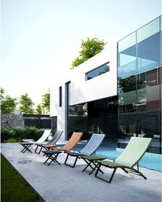 Alumínium kerti dohányzóasztal 43x44 cm Taylor – Bizzotto