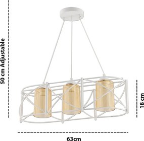Dratrio Glass - White, Yellow