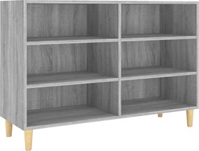 vidaXL szürke sonoma színű szerelt fa tálalószekrény 103,5x35x70 cm