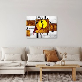 Egy őskori festmény képe (70x50 cm)