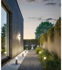 Lámpa Kerti lámpatest CORTA-AU,E27,MAX.25W,IP44,AC220-240V,50-60Hz, falra szerelhető, grafit