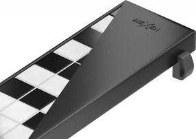 Mexen Flat M13 2 az 1-ben takarólap lineáris lefolyóhoz 100 cm, fekete - 1719100