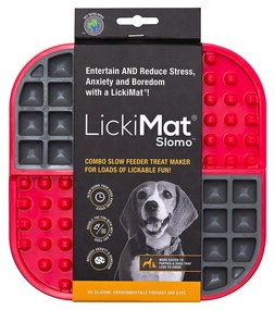 Nyalogatós alátét Slomo Red – LickiMat