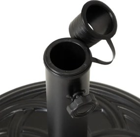 Napernyőtalp kerek Ø 40 cm fekete