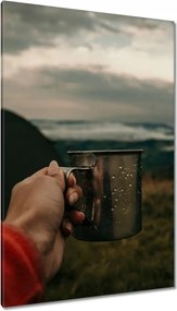 Vászonkép 80x120 Fém túlélő bögre