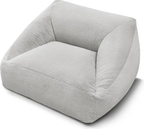 Világosszürke műszőrme babzsákfotel Lilibet – Bobochic Paris