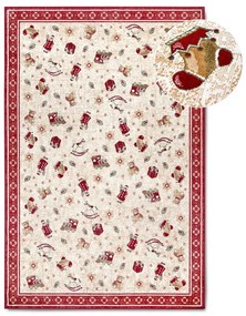 Piros pamutkeverék szőnyeg karácsonyi mintával 160x230 cm Toy's Delight Red Christmas – Villeroy&amp;Boch