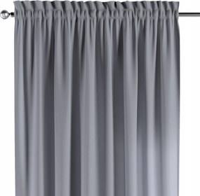 Csatornafüggöny frufruval 1 db 140x260cm fekete