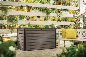 Kerti láda Keter Deco 870 l kőrisfa színben